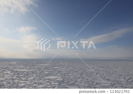 Hokkaido Ikushina coast winter distant view 113021701