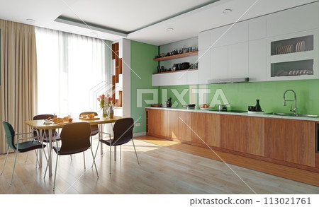 modern kitchen interior modern kitchen interior 113021761