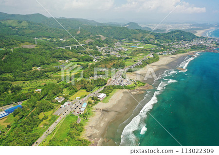 Kanagahama Beach in Hyuga City Kanagahama Beach in Hyuga City 113022309