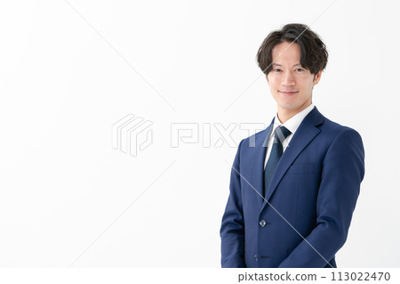Business man white background 113022470