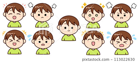 男孩的表情組情緒 113022630