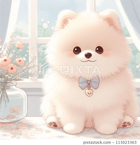 pomeranian anime pomeranian anime 113023363