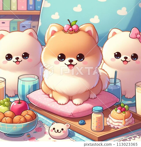 pomeranian anime pomeranian anime 113023365