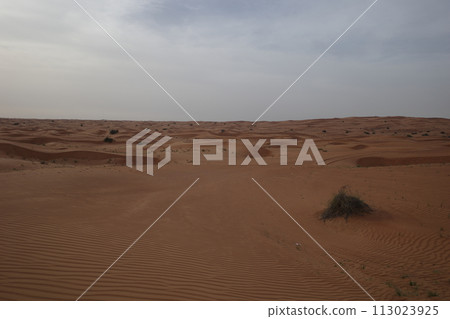 dubai desert wind pattern 113023925