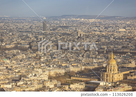 從蒙帕納斯大樓榮軍院和凱旋門欣賞巴黎全景 113026208