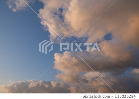 Orange sky 113026284