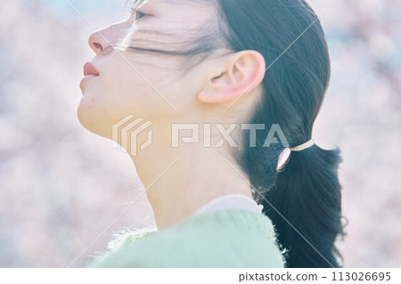 Beautiful woman portrait 113026695