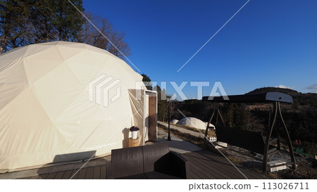 Glamping dome-shaped tent Glamping dome-shaped tent 113026711