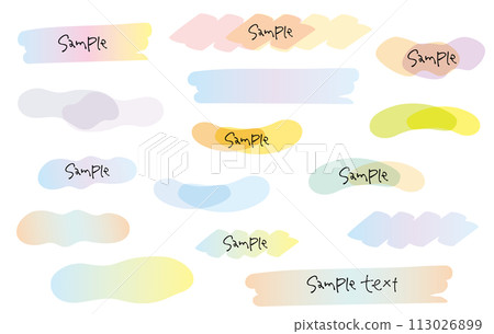 Watercolor style gradation pen brush ink background 113026899