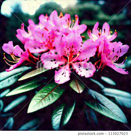 Rhododendron flower 113027023