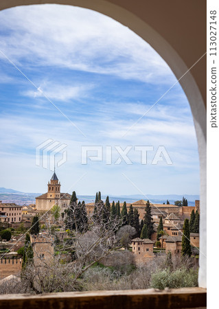 Spain Andalusia Granada Alhambra Palace Spain Andalusia Granada Alhambra Palace 113027148