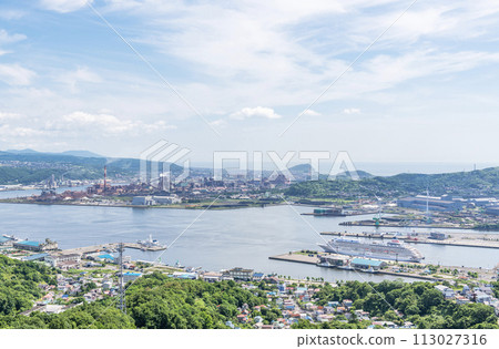 Muroran City, Hokkaido Summer Hokkaido Muroran cityscape seen from a hill (around Muroran Port) Muroran City, Hokkaido Summer Hokkaido Muroran cityscape seen from a hill (around Muroran Port) 113027316