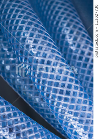 Pneumatic Air Flexible Hose Macro View Pneumatic Air Flexible Hose Macro View 113027730