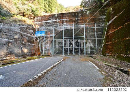 廢棄、封閉的金坂隧道（明治、昭和時期的隧道）景觀 113028202