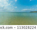 Taketomi Island scenery Kondoi Beach Yaeyama Islands 113028224