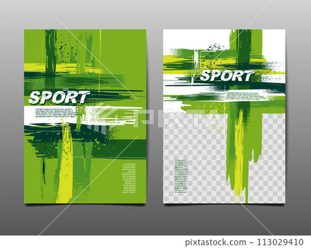 Sport Design Layout ,template Design, Sport Background, green tone Sport Design Layout ,template Design, Sport Background, green tone 113029410