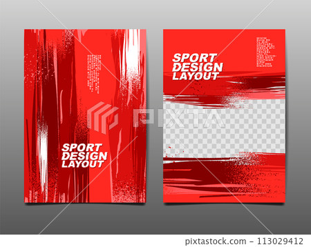 Sport Design Layout ,template Design, Sport Background, red tone Sport Design Layout ,template Design, Sport Background, red tone 113029412