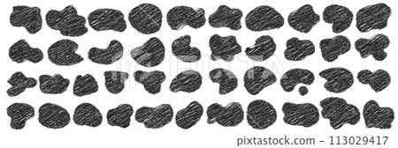 Big pack of scribble vector shapes. Pen paint element. Pencil brush or marker rought scratch organic blob. Vector grungy illustrations kit. Big pack of scribble vector shapes. Pen paint element. Pencil brush or marker rought scratch organic blob. Vector grungy illustrations kit. 113029417