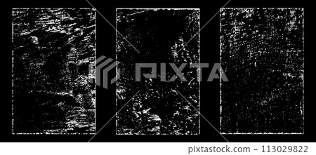 Black and white grunge. Distress overlay texture. Abstract surface dust and rough dirty wall background concept. Distress illustration simply place over object to create grunge effect. Vector EPS10. 113029822