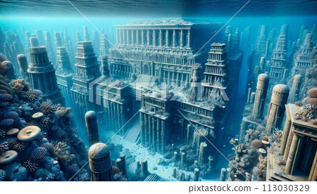 一座巨大而神秘的古城沉入海底 一座巨大而神秘的古城沉入海底 113030329