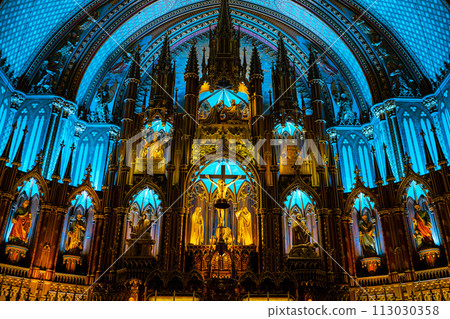 The glittering interior of the cathedral 113030358
