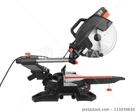 Circular saw isolated 113030630