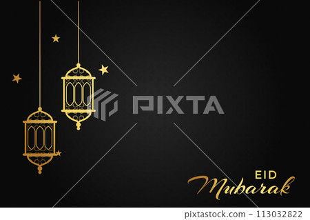 Vector Eid al-Fitr, Ramadhan decoration, Islamic background decorative greeting card Vector Eid al-Fitr, Ramadhan decoration, Islamic background decorative greeting card 113032822