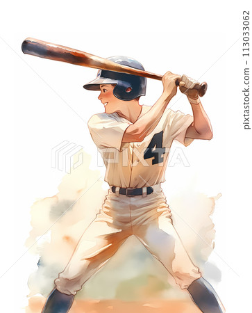 A little baseball batter standing in the batter's box A little baseball batter standing in the batter's box 113033062