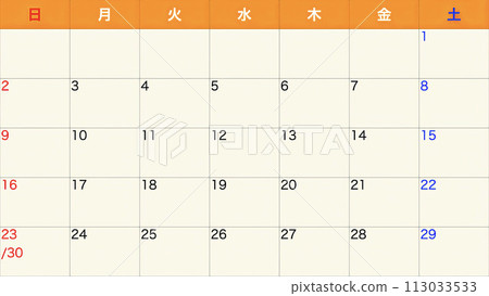 簡單的日曆 113033533