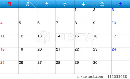 Simple calendar Simple calendar 113033688