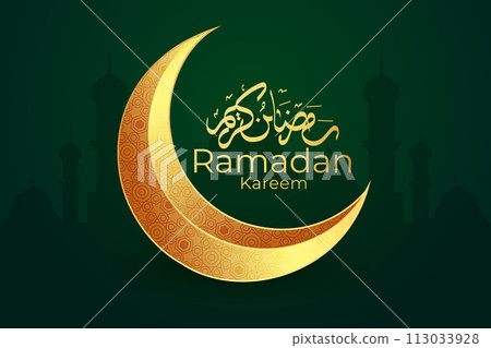 Vector Eid al-Fitr, Ramadhan decoration, Islamic background decorative greeting card 113033928
