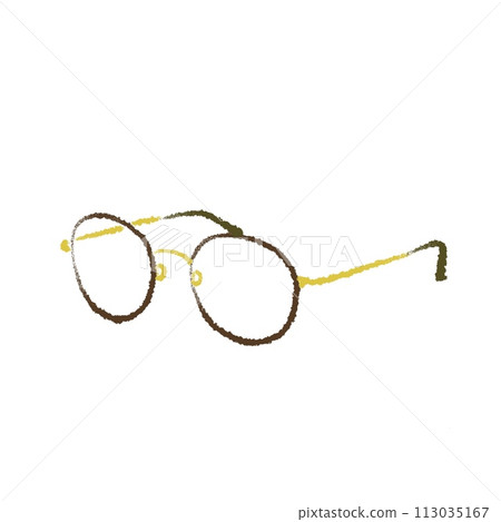 Simple illustration of glasses 113035167