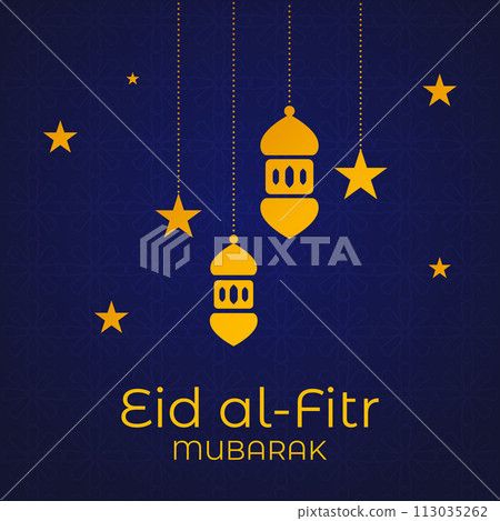 Vector Eid al-Fitr, Ramadhan decoration, Islamic background decorative greeting card Vector Eid al-Fitr, Ramadhan decoration, Islamic background decorative greeting card 113035262
