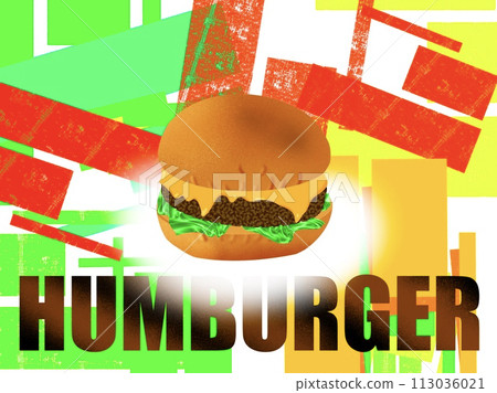 Hamburger illustration 113036021