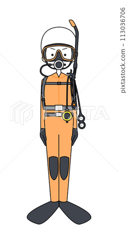 Firefighter female (water rescue team) 113036706