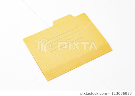 Folder on white background 113036953