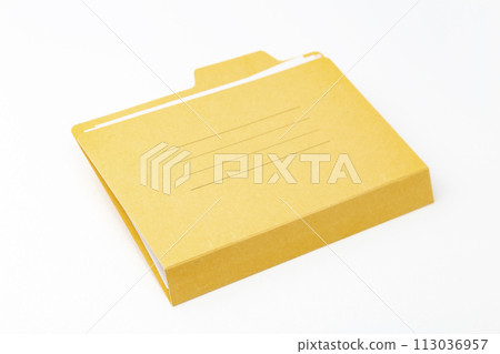 Folder on white background 113036957