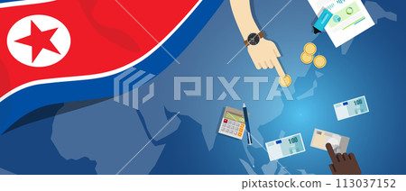 North Korea or Democratic People s Republic of Korea economy fiscal policy. country debt problem financial sanction. trade agreement money management 113037152