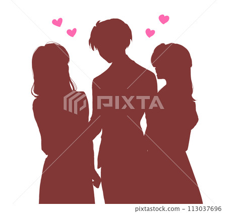 Popular man silhouette 113037696