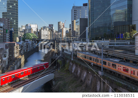 Scenery from Ochanomizu Station Ochanomizu Station Train Building 113038531