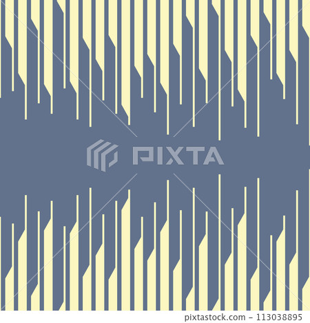 Abstract geometric patterns of parallel lines. Template for postcards, posters, covers, interior and creative design 113038895