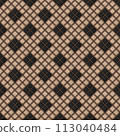 seamless  combined leather texture decorated with wooden planks as vintage background, web banner, poster or wallpaper 113040484