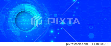 Abstract Artificial intelligence. Cloud computing. Machine learning. Technology web background. Virtual concept futuristic background Abstract Artificial intelligence. Cloud computing. Machine learning. Technology web background. Virtual concept futuristic background 113040668