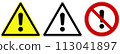 Universal pictographic symbols for the ongoing epidemic situation around the world. 113041897