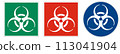 Universal pictographic symbols for the ongoing epidemic situation around the world. 113041904