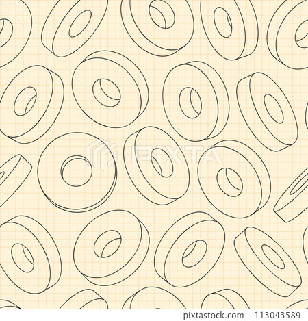 Mechanical engineering drawings on blue background. Cutter, assembly tool with replaceable multi-faceted plate. Technical Design. Cover. Blueprint. Vector illustration. 113043589