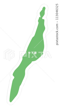 宿霧島的形狀（菲律賓） 113046325