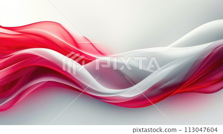 A abstract picture of two colours of red and silver in form of fabric. AIGX01. A abstract picture of two colours of red and silver in form of fabric. AIGX01. 113047604