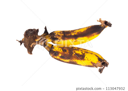 banana old isolated on white background banana old isolated on white background 113047932