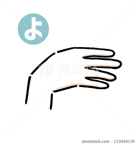 Sign language finger character "yo" Sign language finger character "yo" 113048130
